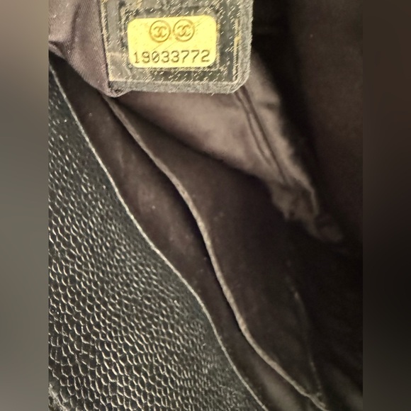 EUC-VGUC Chanel Black Caviar Grand Shopping Tote - Picture 7 of 15